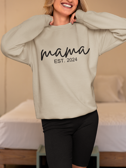 Mama Est. [Year] Personalized Sweatshirt