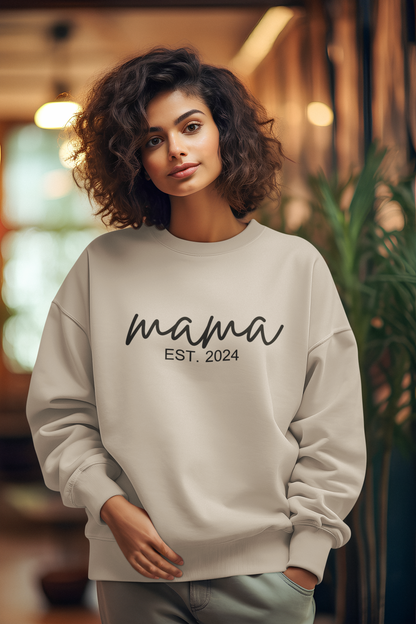 Mama Est. [Year] Personalized Sweatshirt