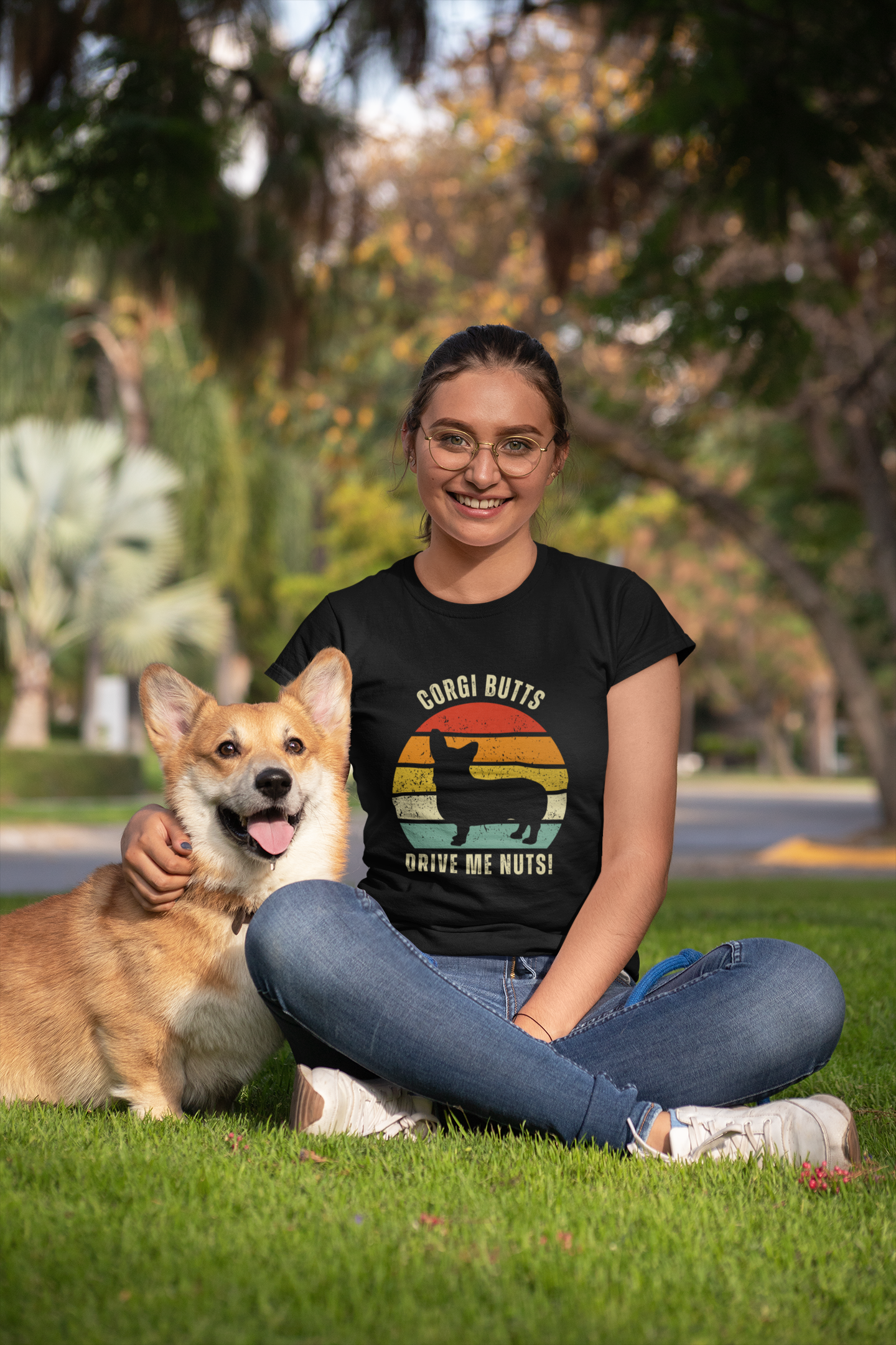 Corgi Butts Drive Me Nuts T-shirt